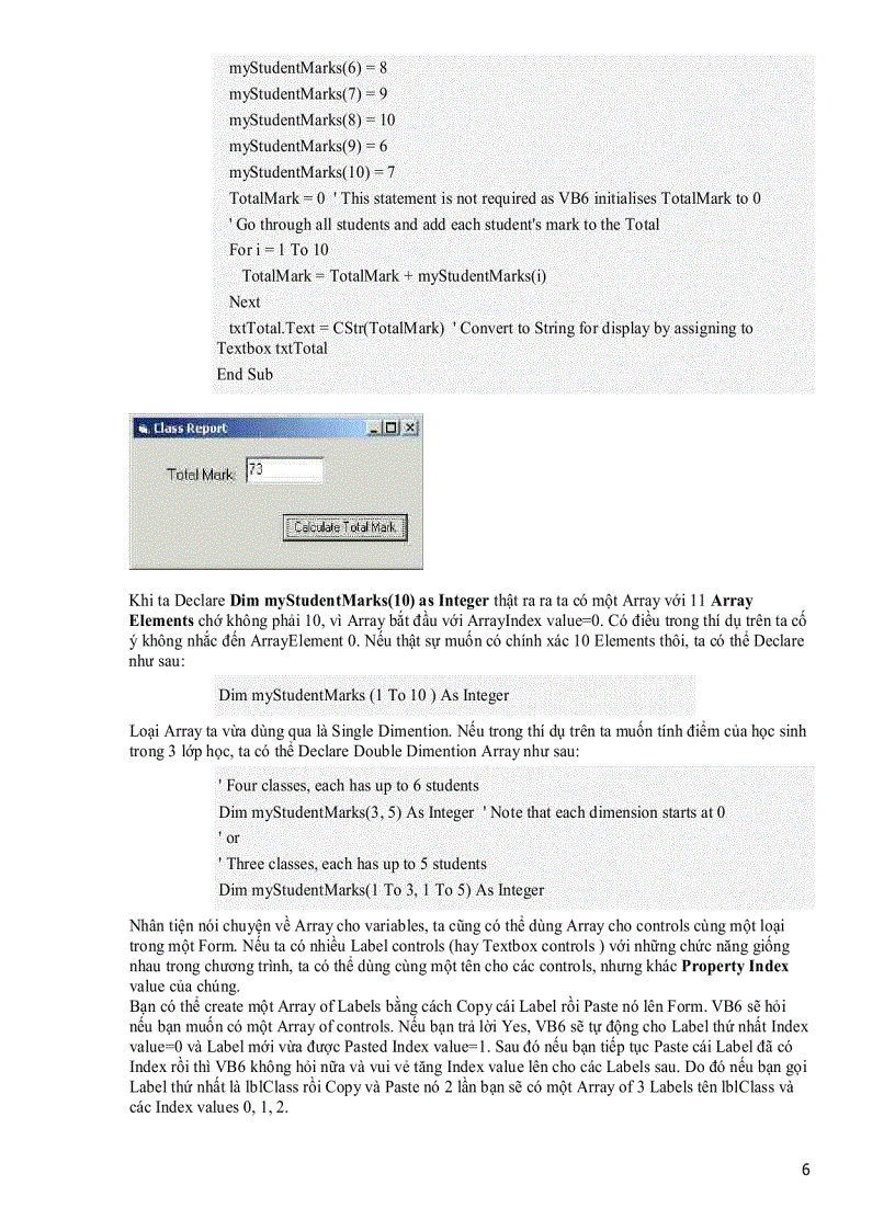 image for page Tự học Microsoft Visual Basic 6 0