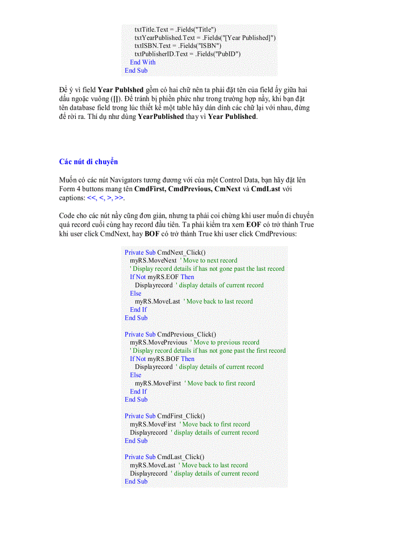 image for page Tự học Microsoft Visual Basic 6 0