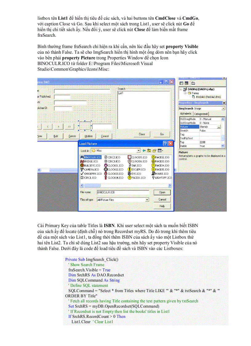 image for page Tự học Microsoft Visual Basic 6 0