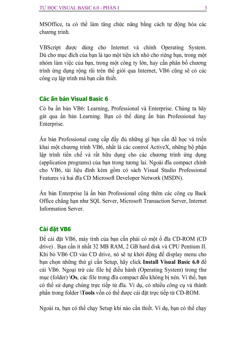 image for page Tự Học visual basic 6 0 Phần 1