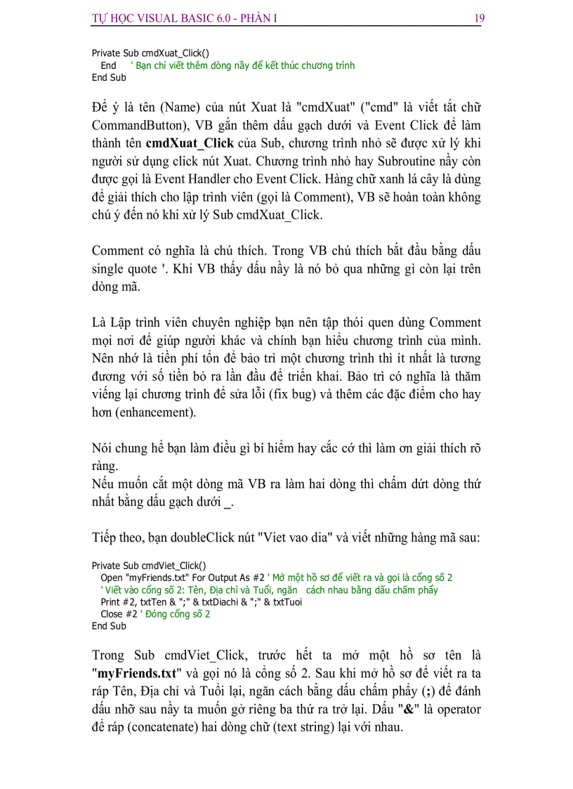 image for page Tự Học visual basic 6 0 Phần 1