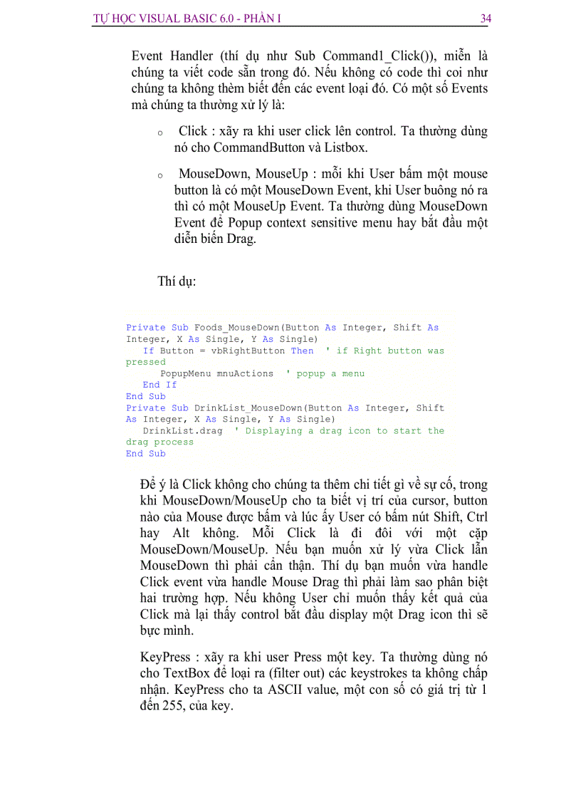 image for page Tự Học visual basic 6 0 Phần 1