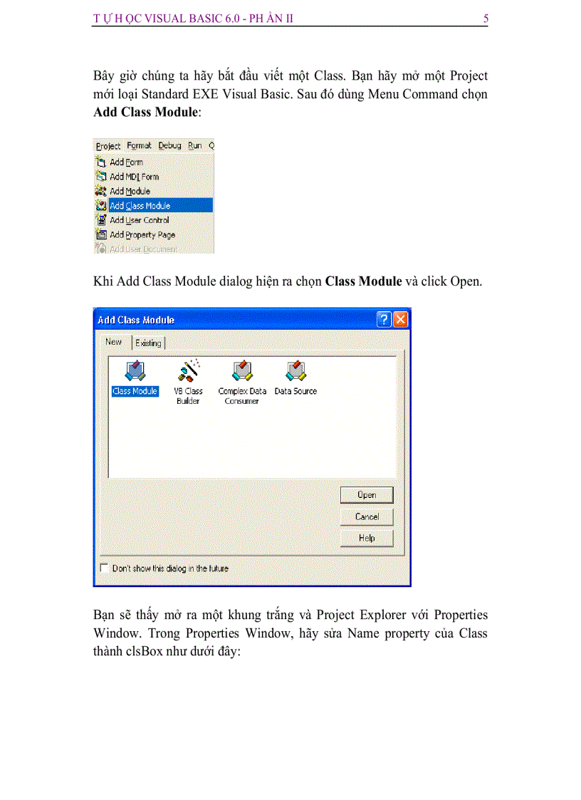 image for page Tự Học visual basic 6 0 Phần 2