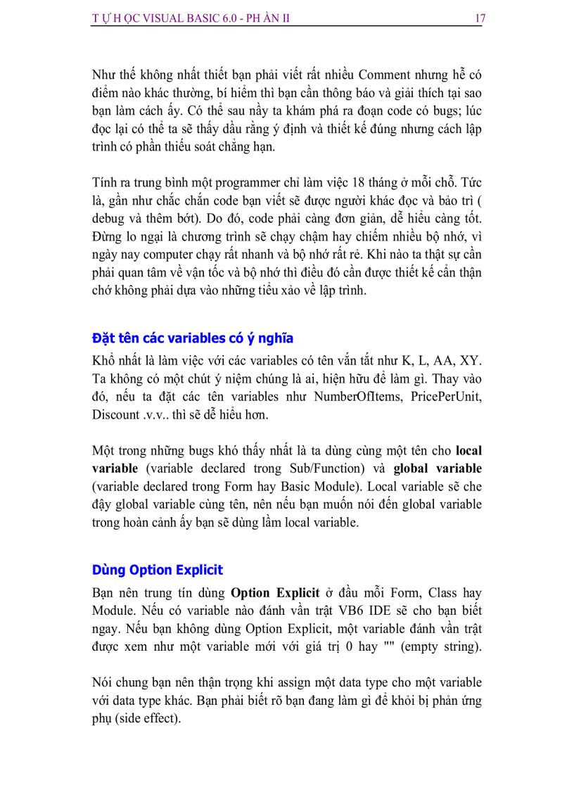 image for page Tự Học visual basic 6 0 Phần 2