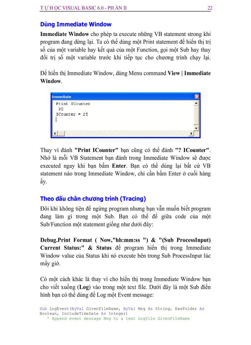 image for page Tự Học visual basic 6 0 Phần 2