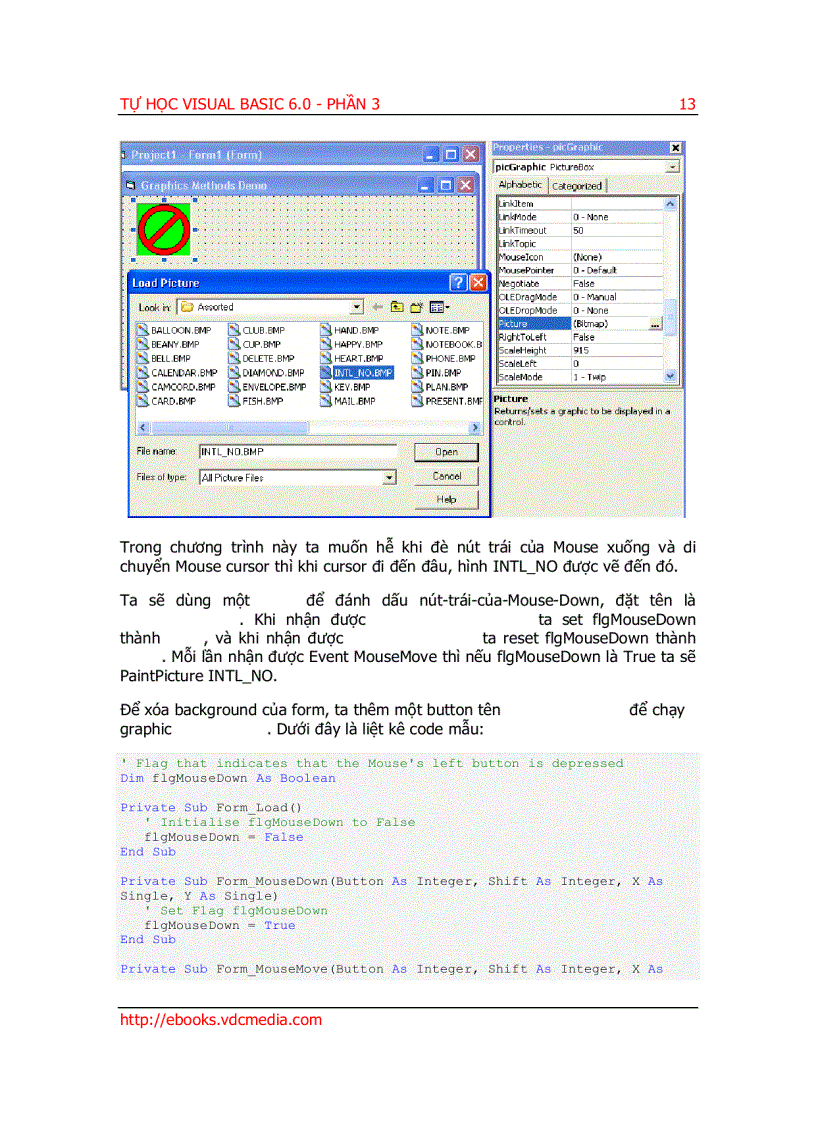 image for page Tự Học visual basic 6 0 Phần 3