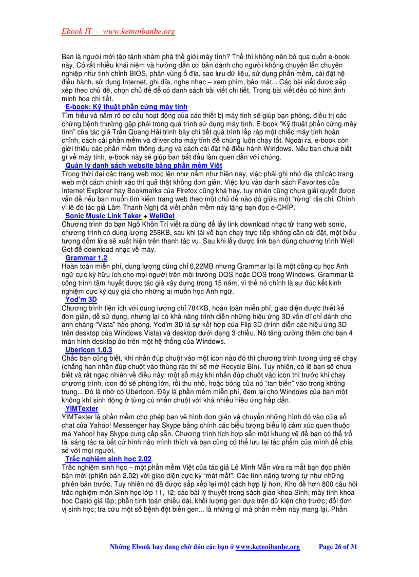 image for page Tuyển tập thủ thuật IT