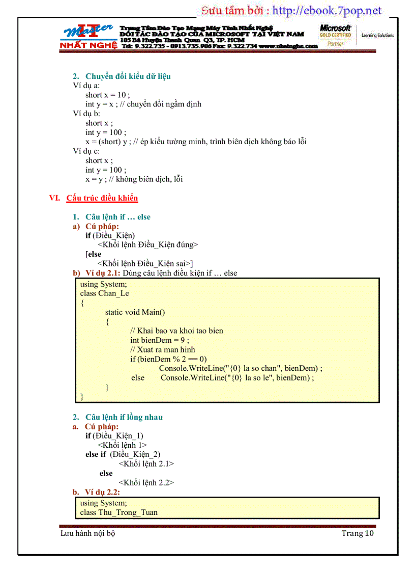 image for page Visual Studio Lập trình C 2008 Cơ bản