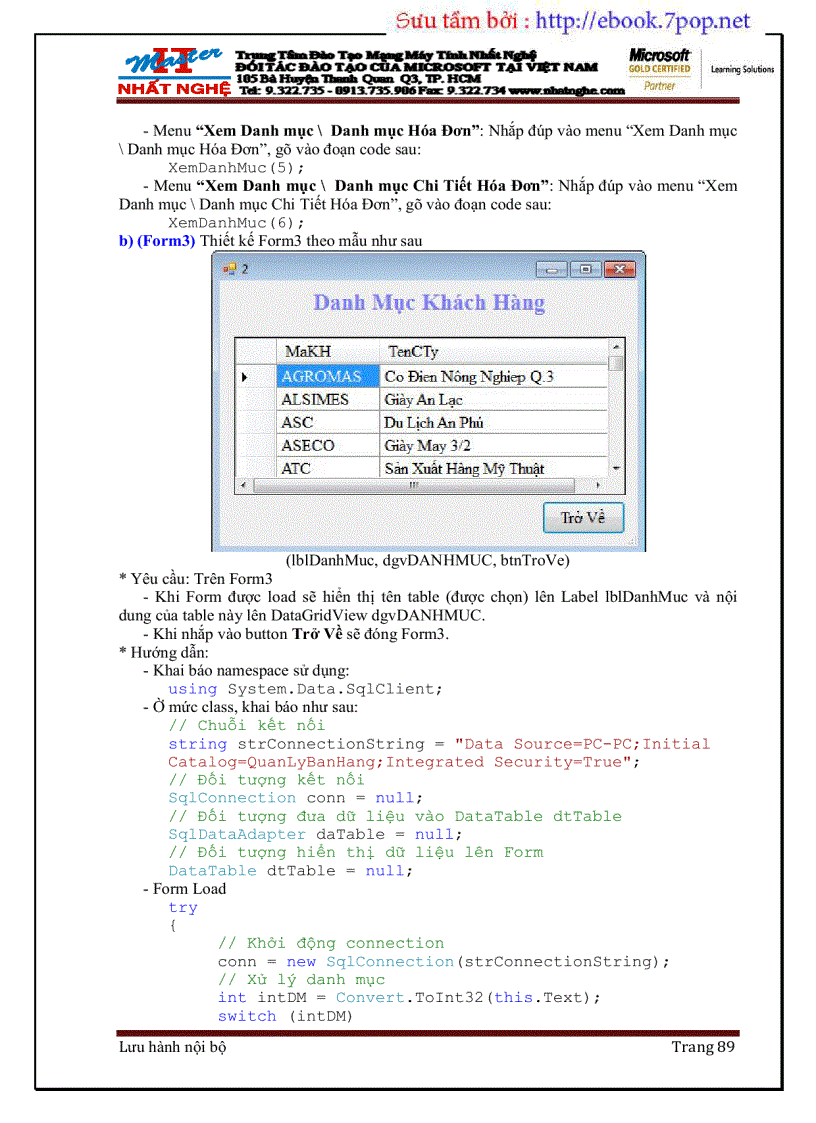 image for page Visual Studio Lập trình C 2008 Cơ bản