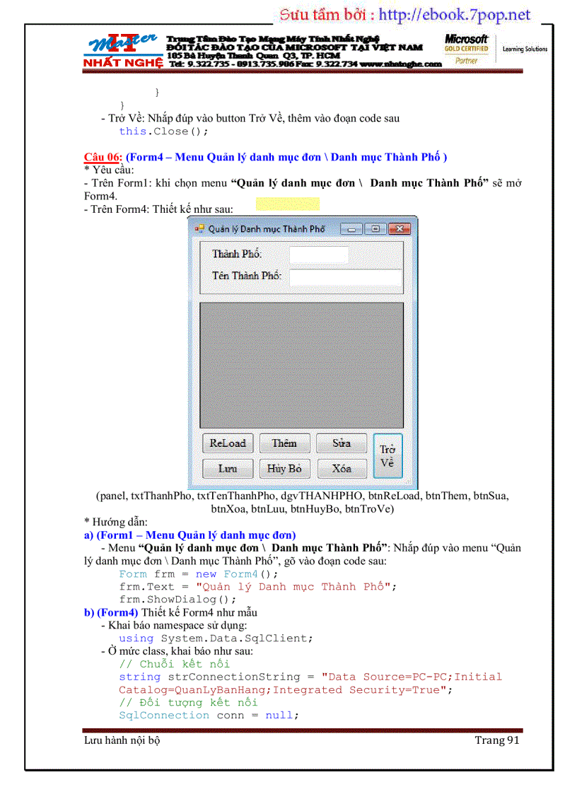 image for page Visual Studio Lập trình C 2008 Cơ bản