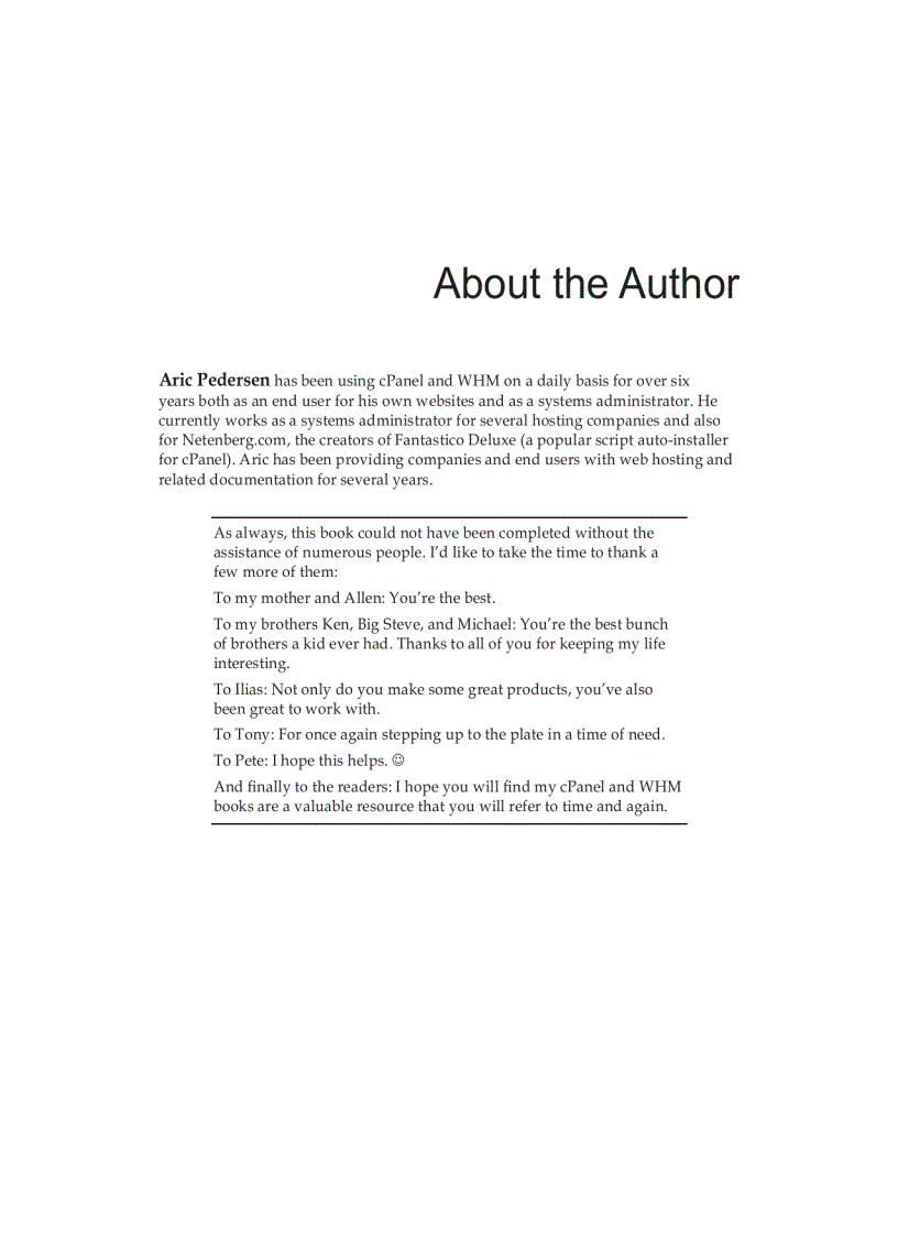 image for page Web Host Manager Administration Guide