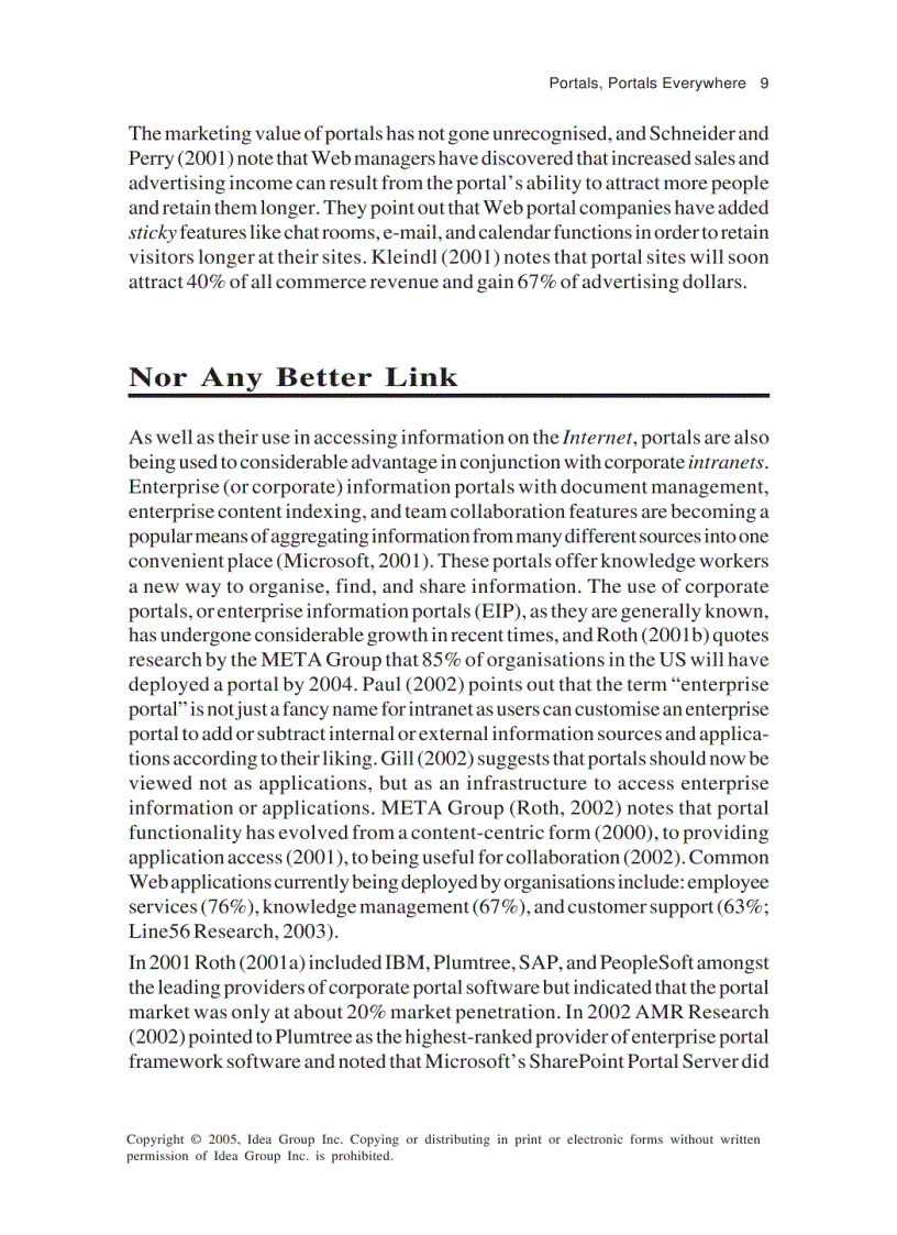 image for page Web Portals The New Gateways to Internet Information and Services