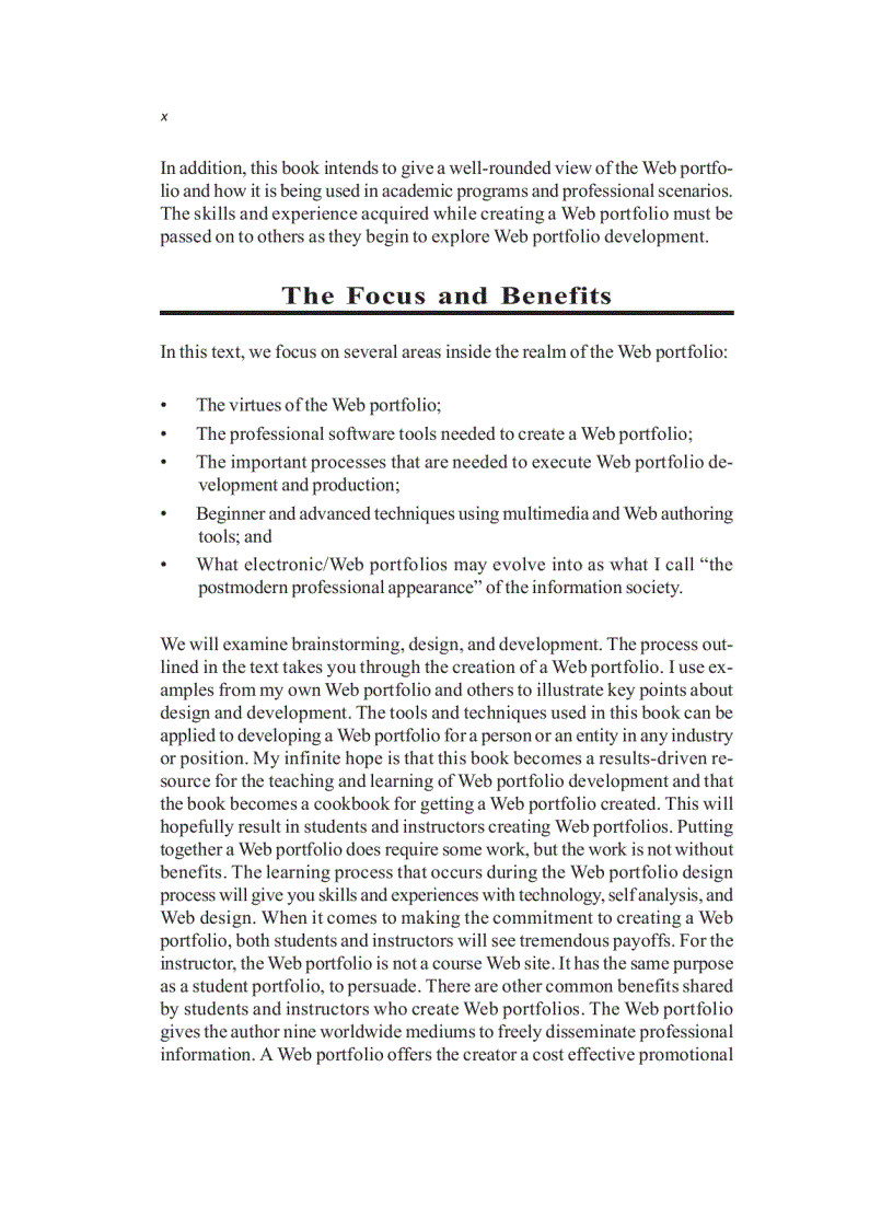 image for page Web Portfolio Design and Applications