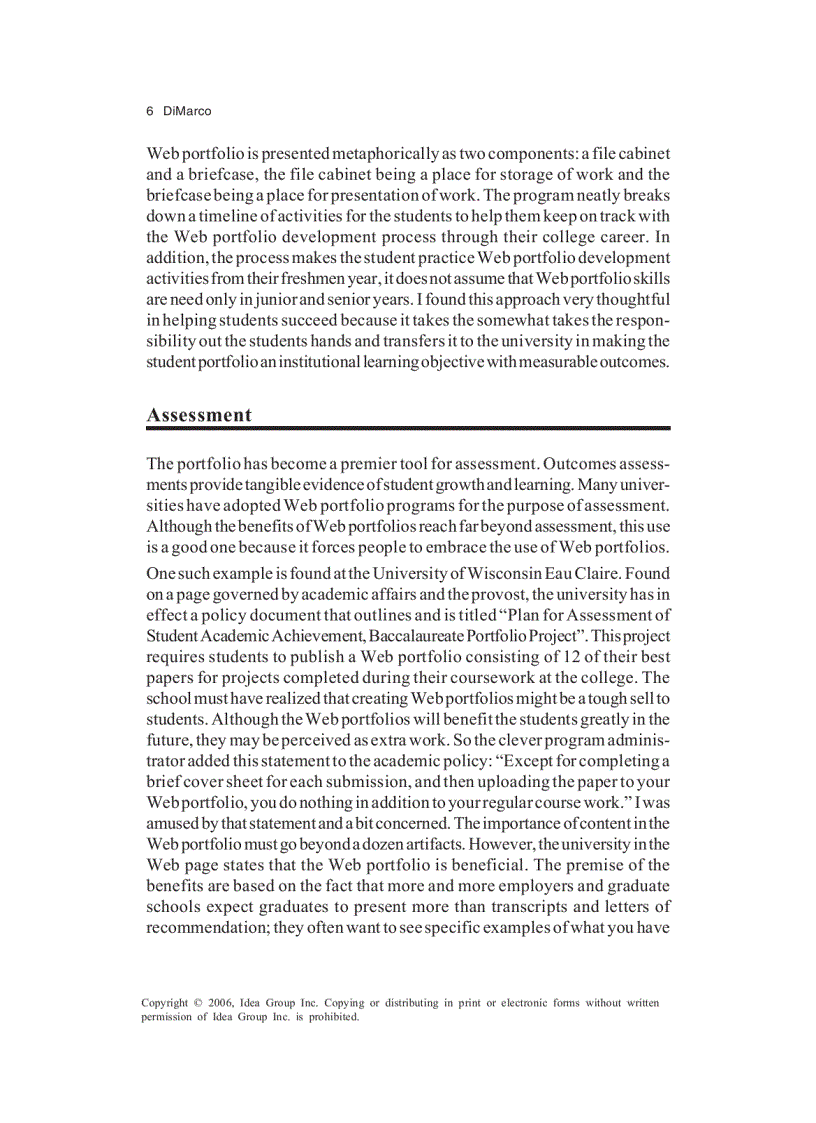 image for page Web Portfolio Design and Applications