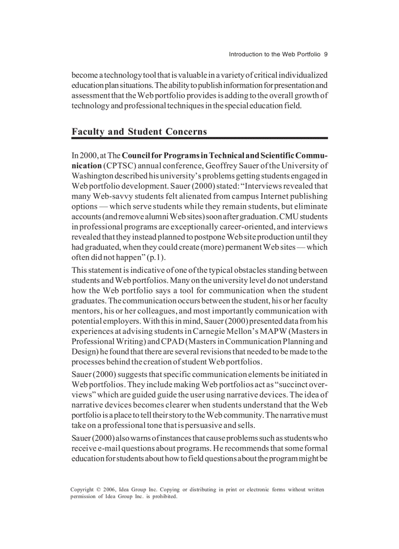 image for page Web Portfolio Design and Applications