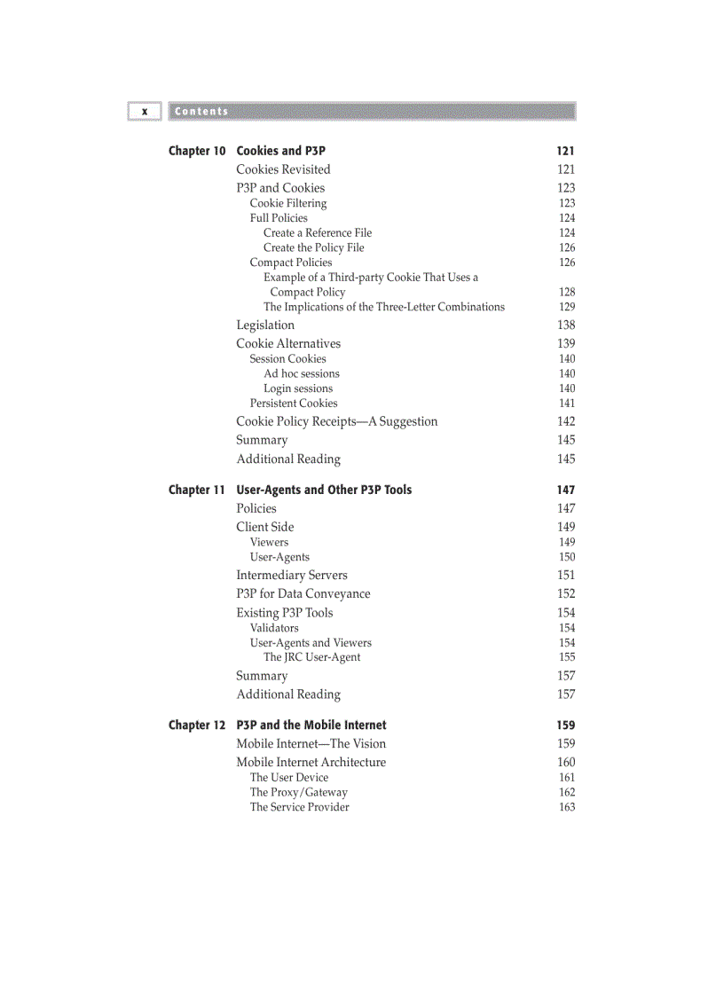 image for page Web Site Privacy With P3P