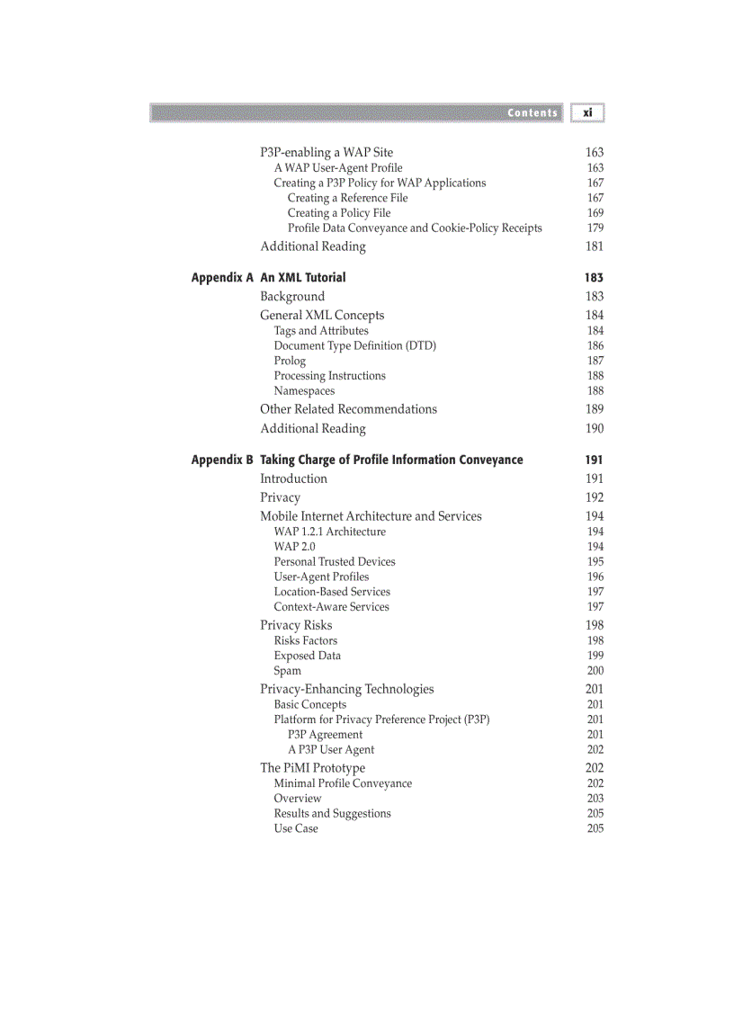 image for page Web Site Privacy With P3P