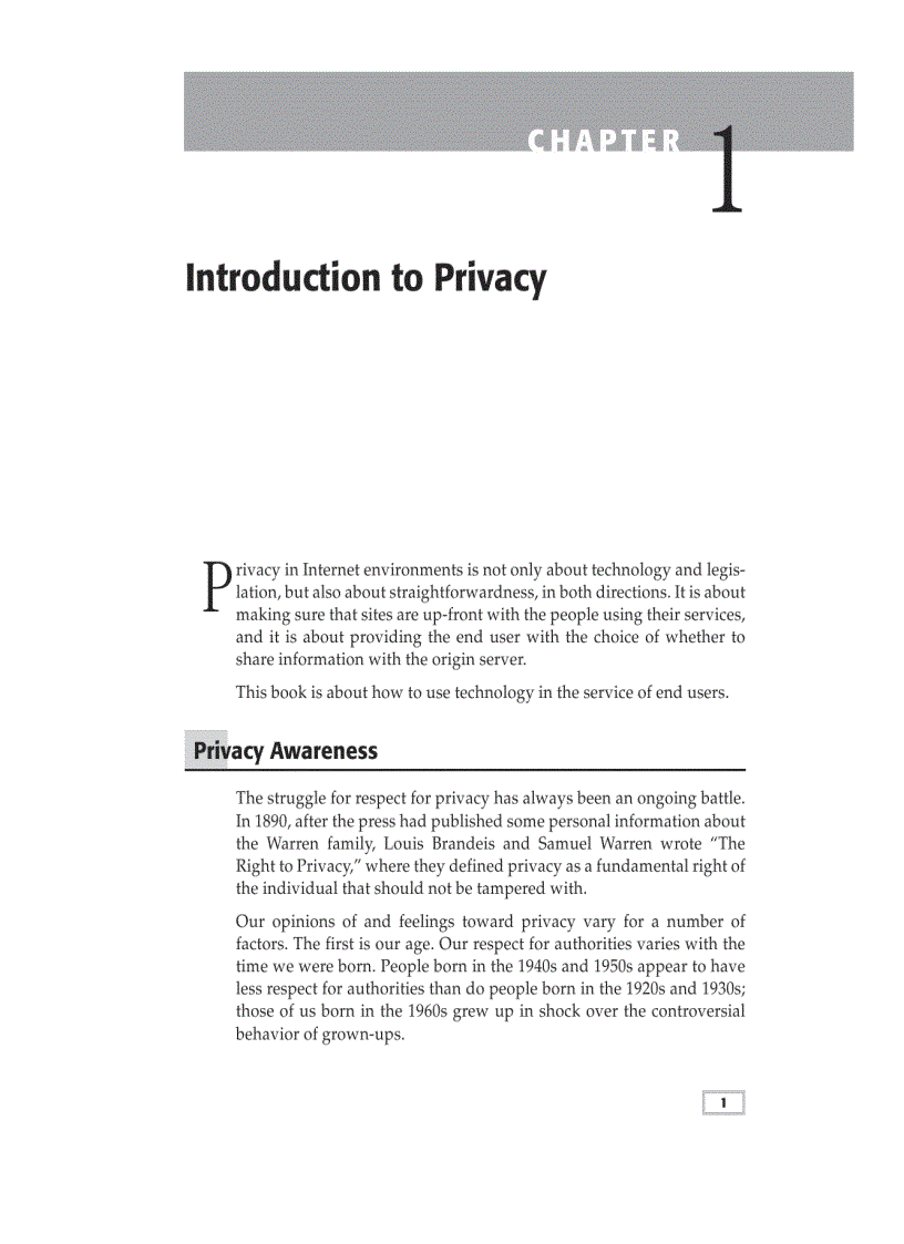 image for page Web Site Privacy With P3P