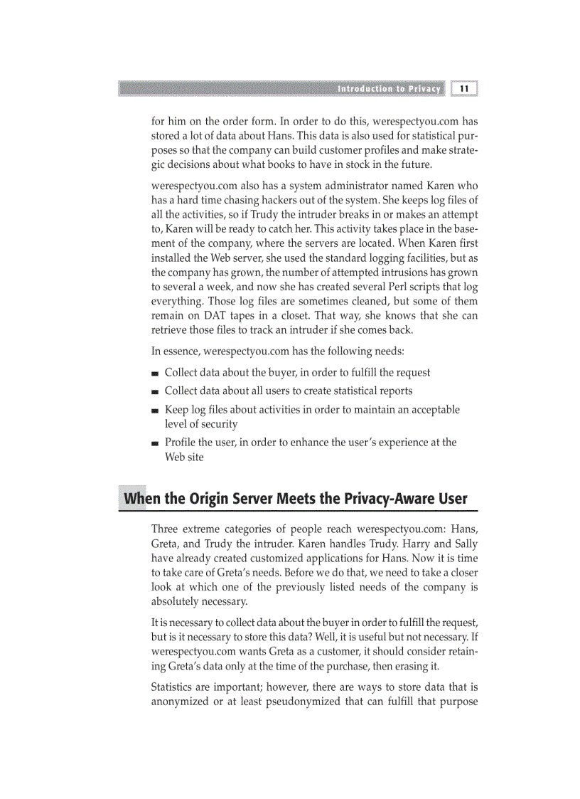 image for page Web Site Privacy With P3P