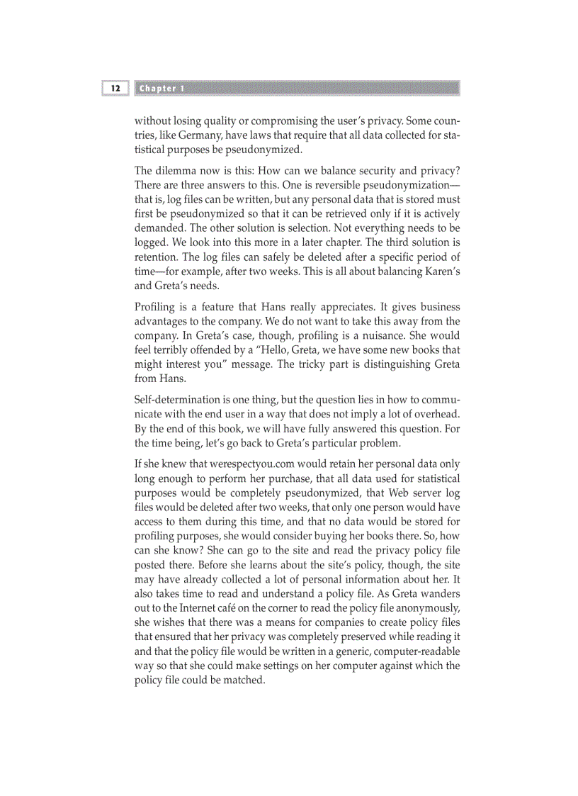 image for page Web Site Privacy With P3P