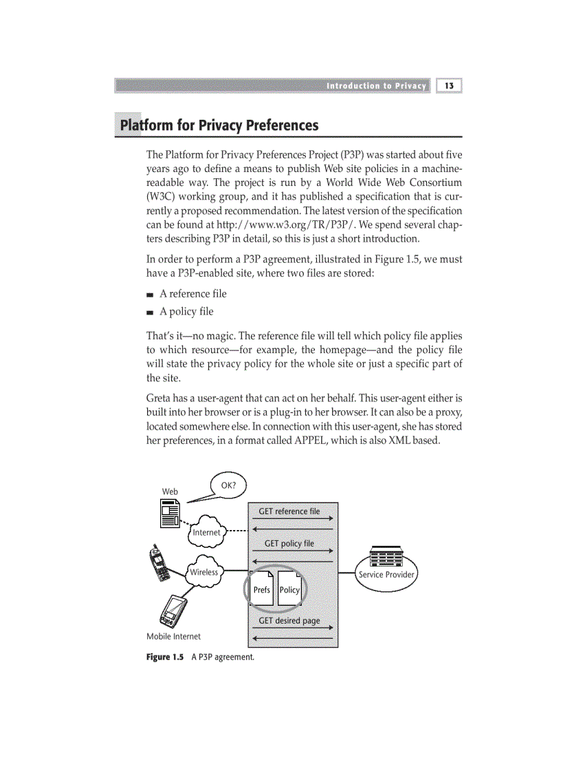 image for page Web Site Privacy With P3P