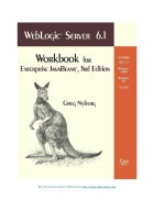 WebLogic Server 6 1 Workbook for Enterprise JavaBeans 3rd Edition