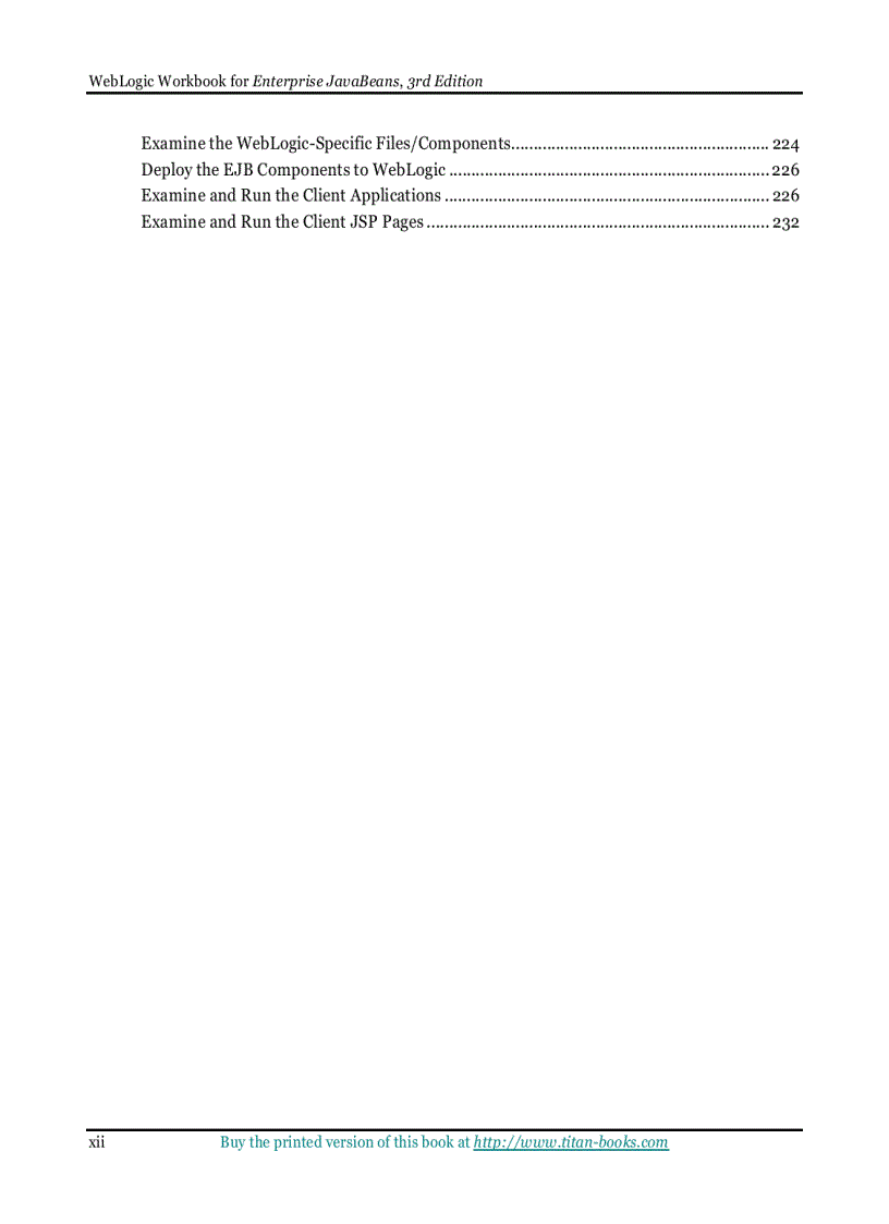 image for page WebLogic Server 6 1 Workbook for Enterprise JavaBeans 3rd Edition