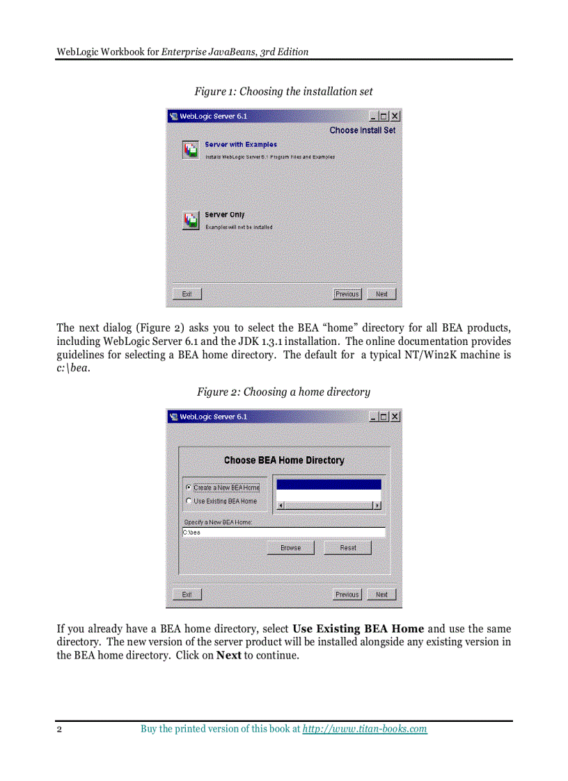 image for page WebLogic Server 6 1 Workbook for Enterprise JavaBeans 3rd Edition