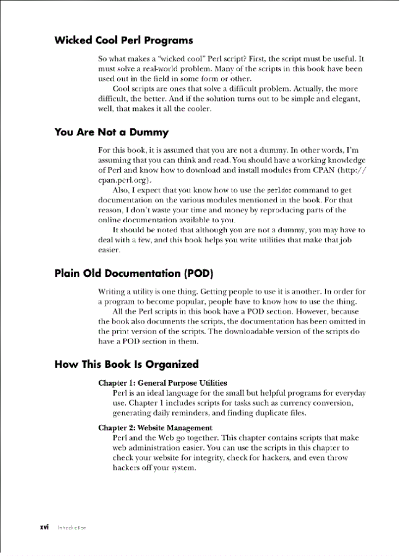 image for page Wicked Cool Perl Scripts Useful Perl Scripts That Solve Difficult Problems