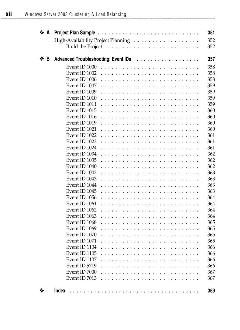 image for page Windows 2000 and Windows Server 2003 Clustering and Load Balancing