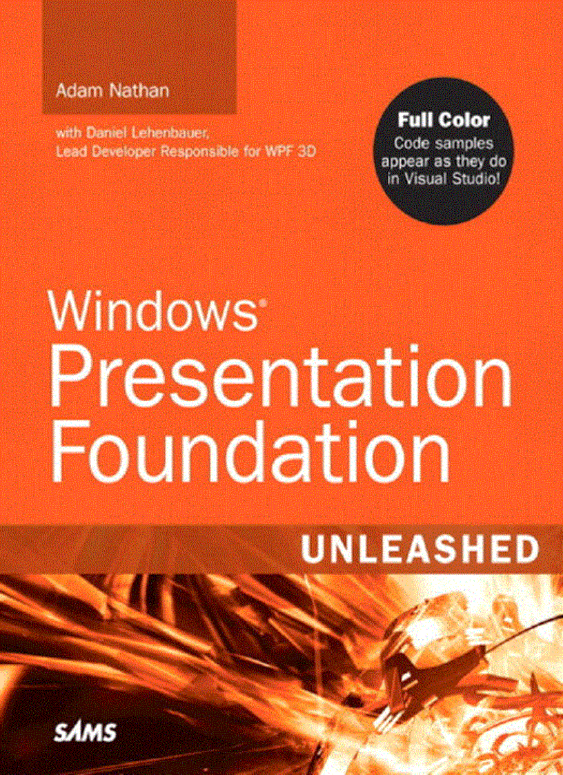 image for page Windows Presentation Foundation Unleashed
