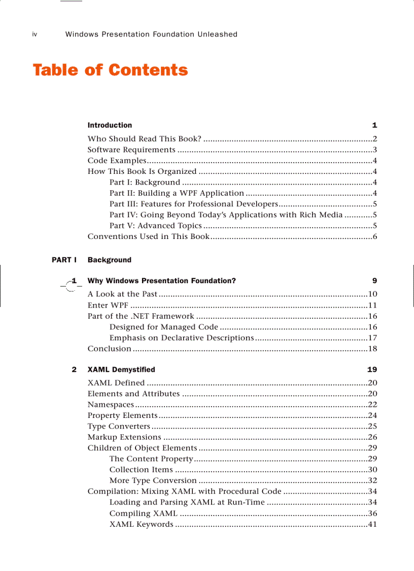 image for page Windows Presentation Foundation Unleashed