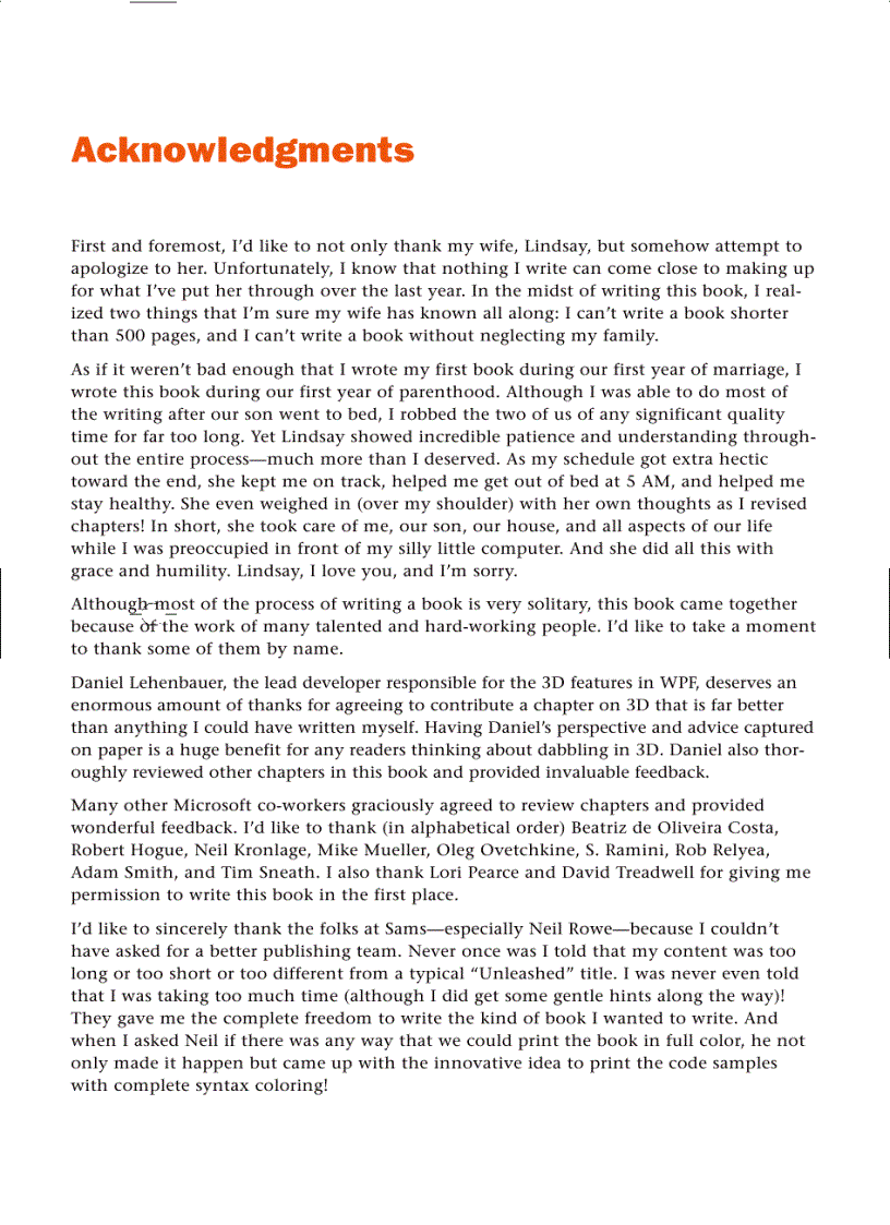 image for page Windows Presentation Foundation Unleashed