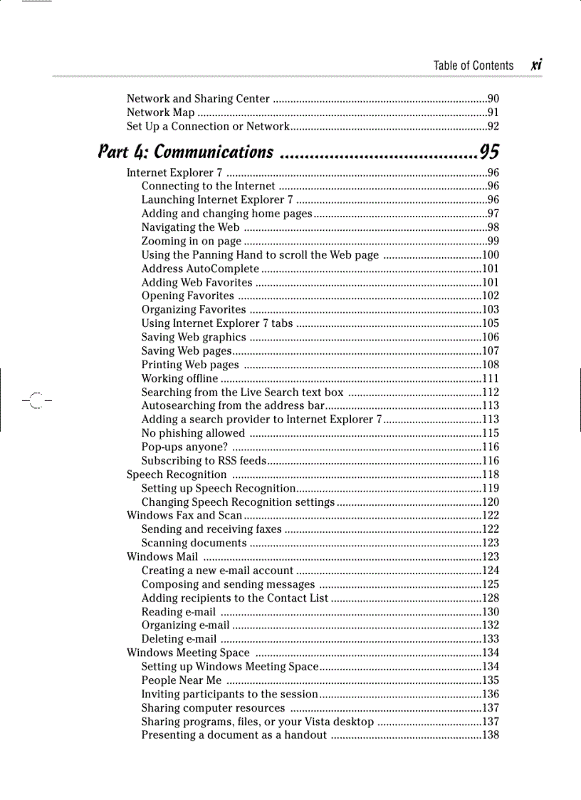 image for page Windows Vista For Dummies Quick Reference