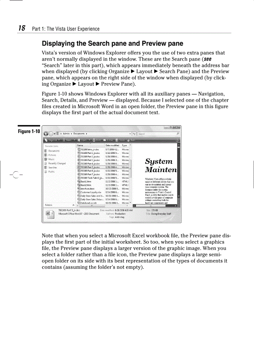 image for page Windows Vista For Dummies Quick Reference