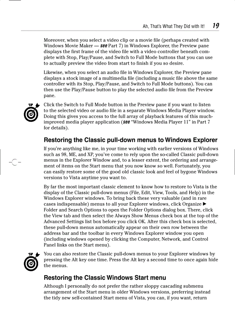 image for page Windows Vista For Dummies Quick Reference
