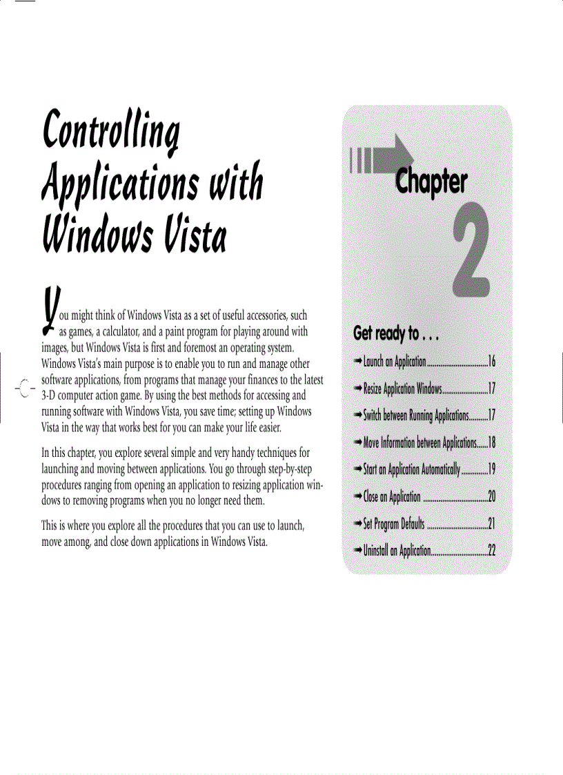 image for page Windows Vista Just the Steps