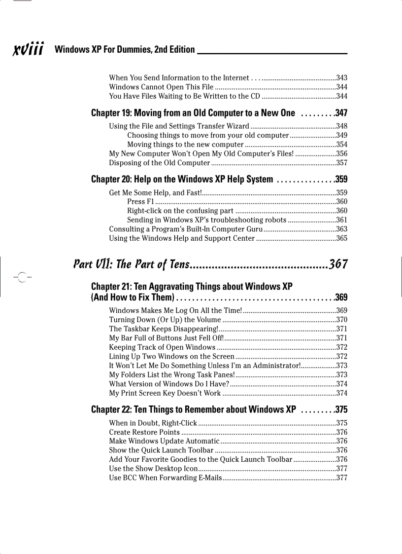 image for page Windows XP For Dummies 2nd