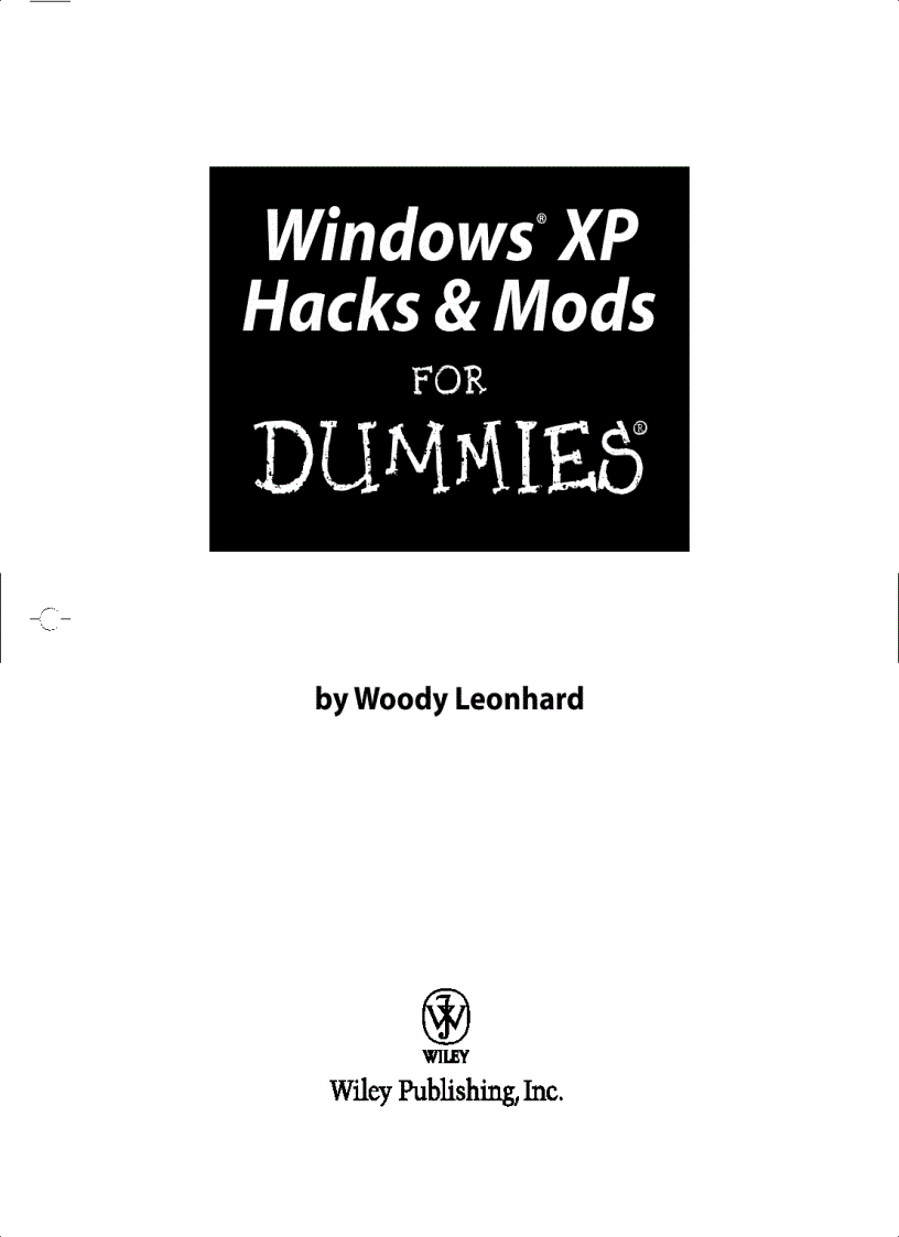 image for page Windows XP Hacks and Mods