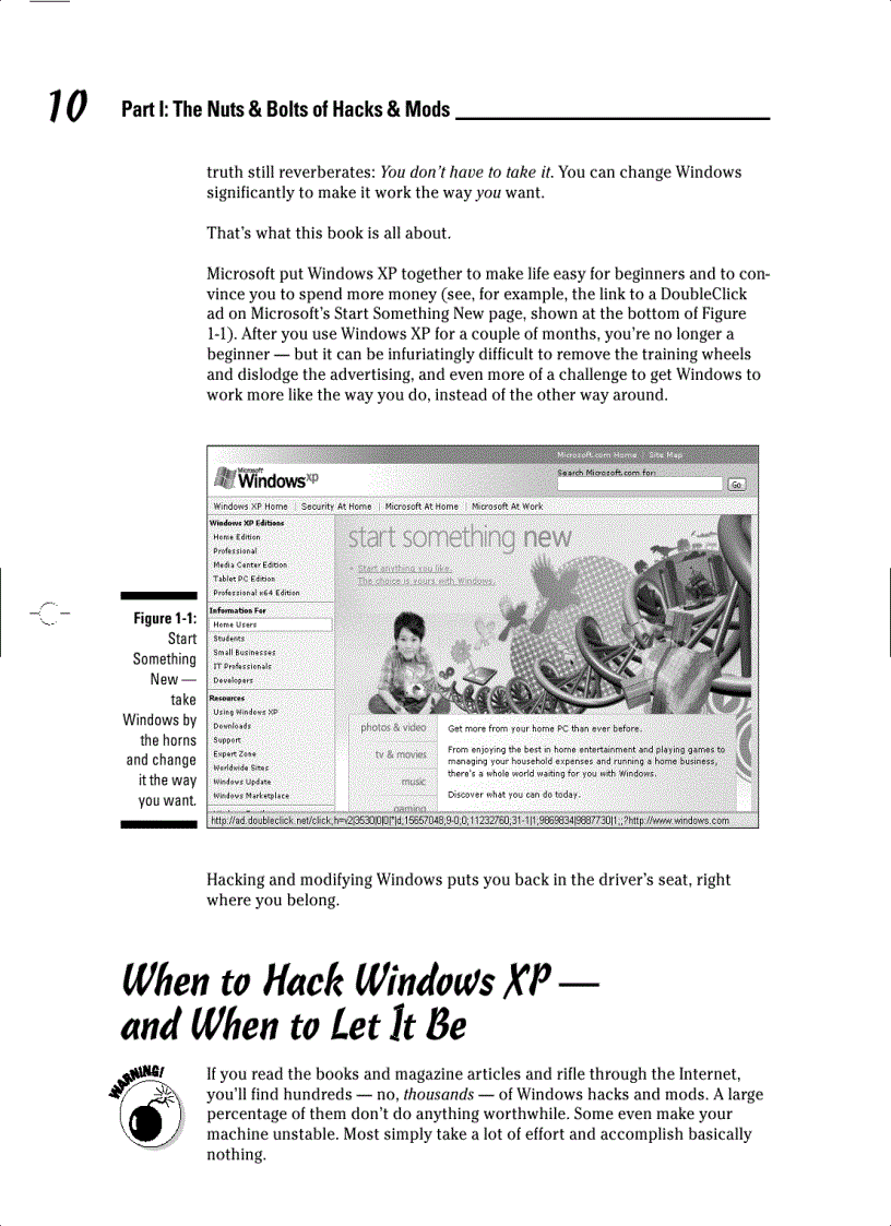 image for page Windows XP Hacks and Mods