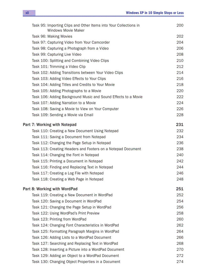 image for page Windows XP In 10 Steps Or Less
