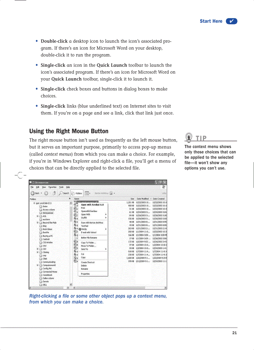 image for page Windows XP in a Snap Sams Teach Yourself