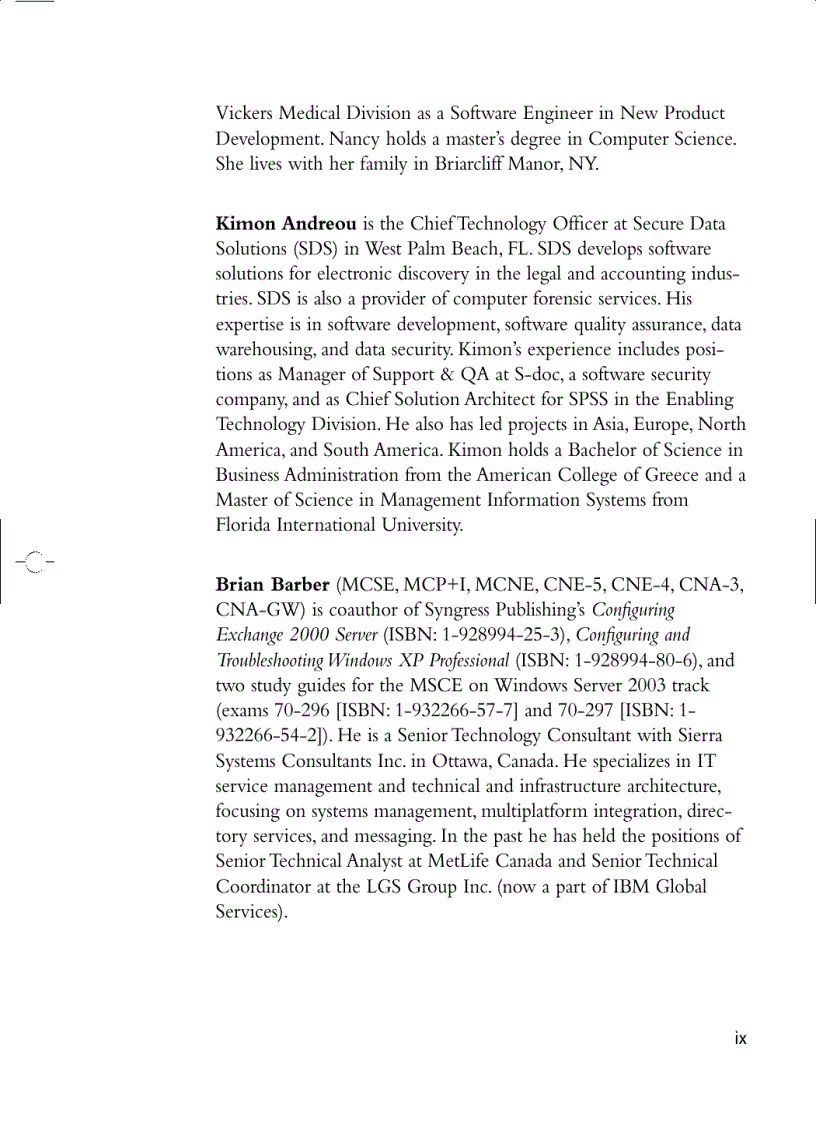 image for page Winternals Defragmentation Recovery and Administration Field Guide