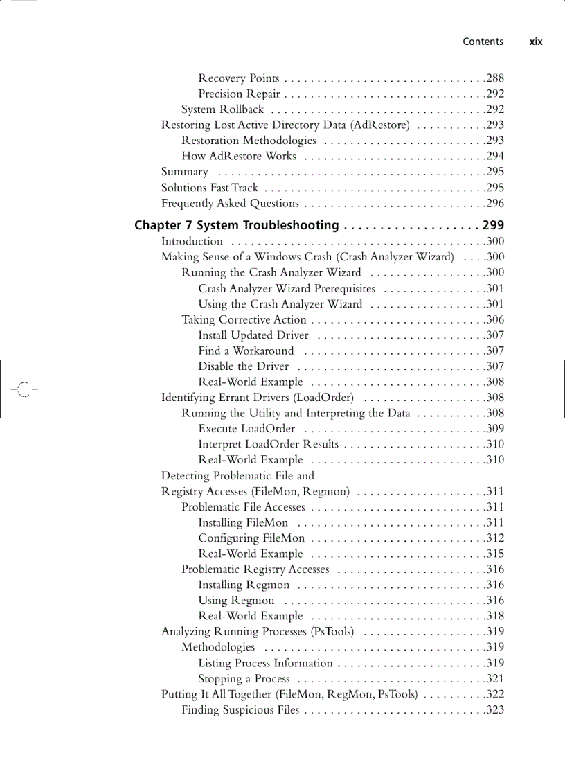 image for page Winternals Defragmentation Recovery and Administration Field Guide
