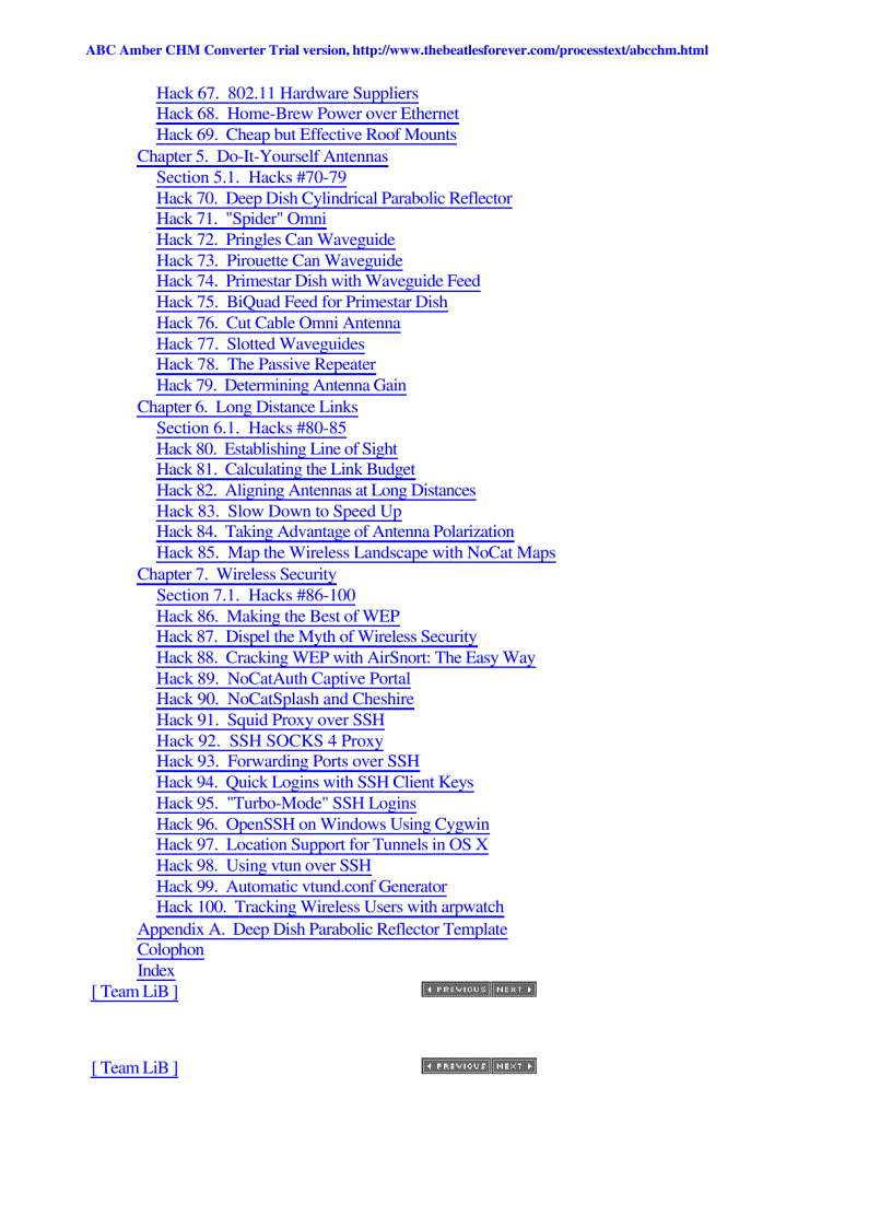 image for page Wireless Hacks Oreilly