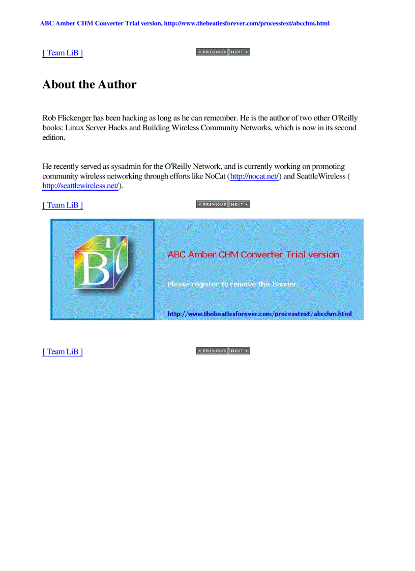 image for page Wireless Hacks Oreilly