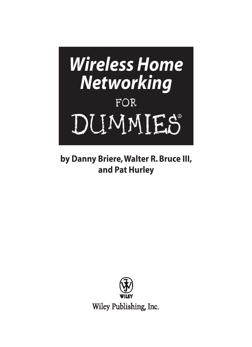 image for page Wireless Home Networking for Dummies