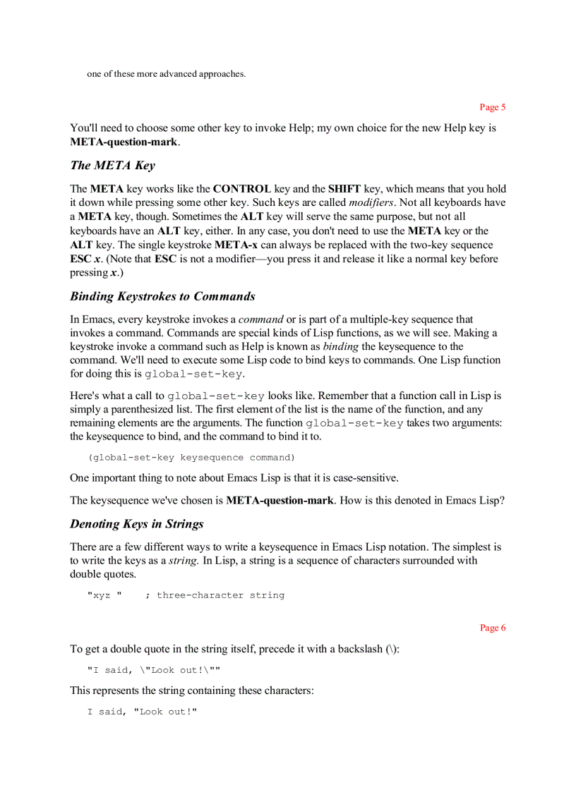 image for page Writing GNU Emacs Extensions