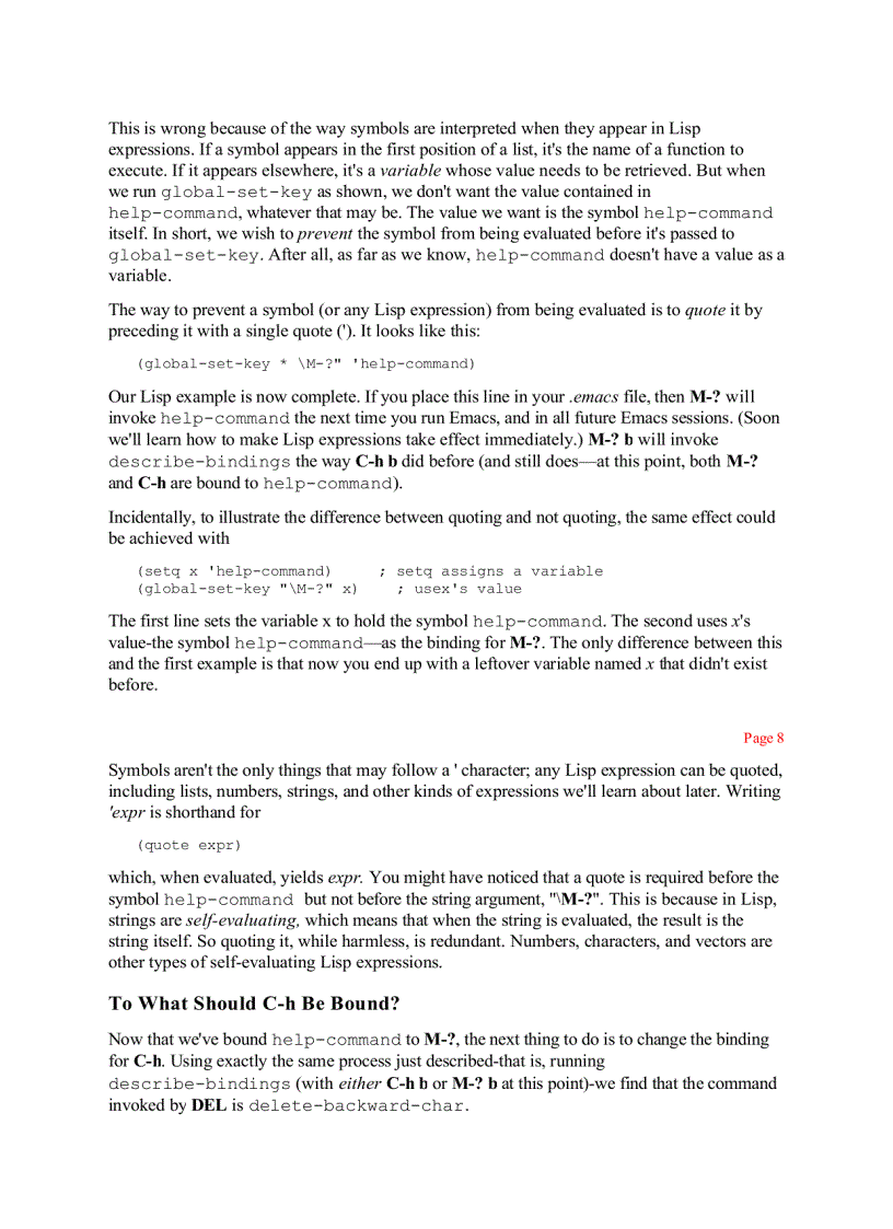 image for page Writing GNU Emacs Extensions