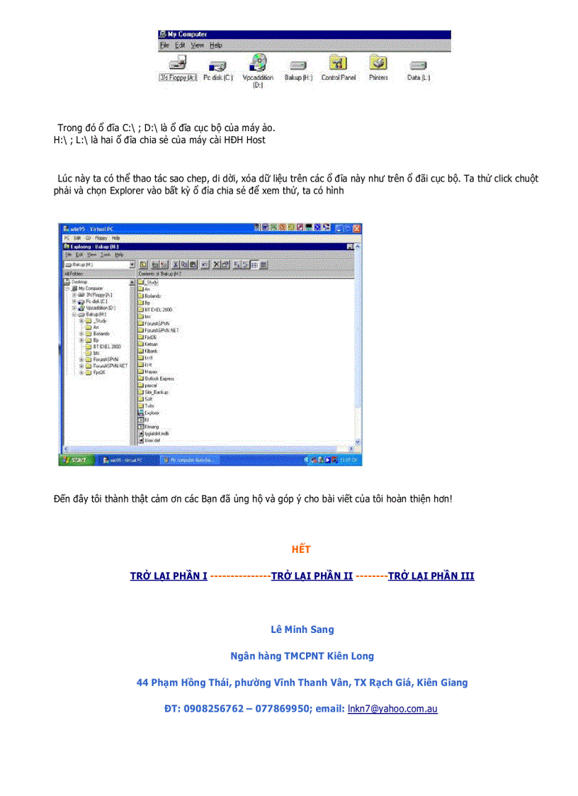 image for page Xây dựng mạng Lan với Connectix Virtual PC 4